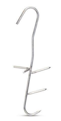 SAENGER Edelstahl Räucherhaken 20cm