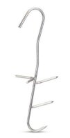 SAENGER Edelstahl Räucherhaken 20cm