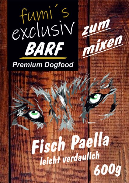Fisch Paella zum mixen Barf 600g