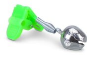 Fluo Rutenglocke mit Klemme/Knicklichthalter