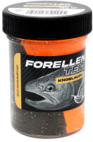 FTM Forellenteig Knoblauch UV Schwarz / Orange schwimmend 50 g