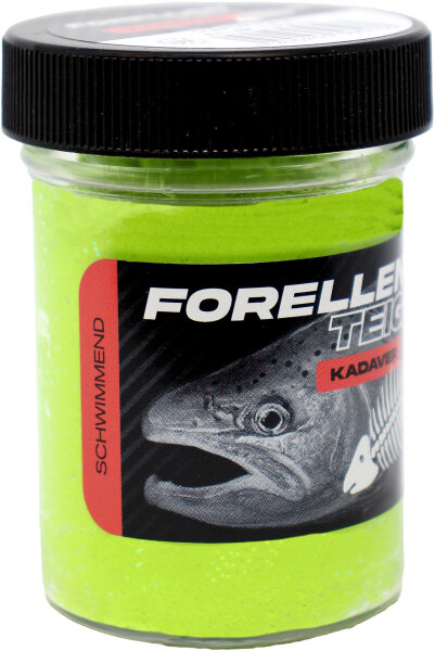 FTM Forellenteig Kadaver UV Grashüpfergrün schwimmend 50 g