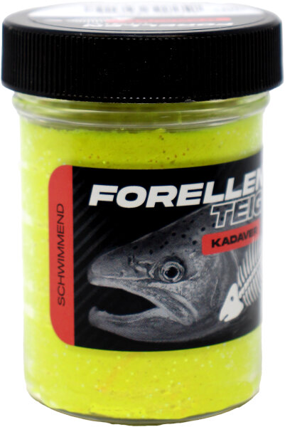 FTM Forellenteig Kadaver UV Sonnengelb schwimmend 50 g