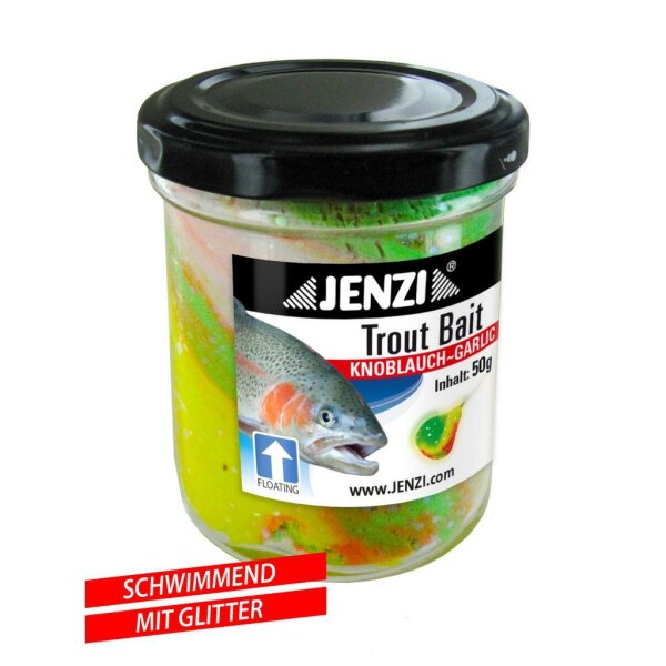 Forellenteig Trout Bait multicolor - schwimmend/Knoblauch 50g