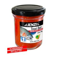 Forellenteig Trout Bait lachsrot - schwimmend/Knoblauch 50g
