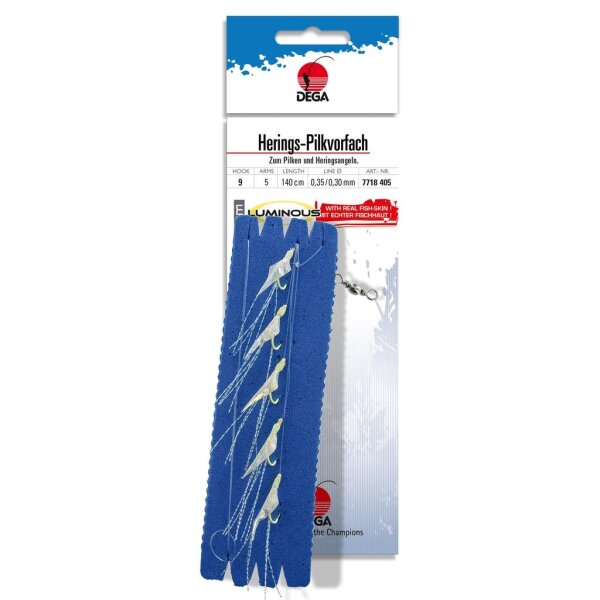 Heringvorfach Fischhaut  5Arme  Luminous  Haken-Gr. 5