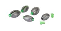 Schnellwechsel Olivenblei 15g 4 Stück