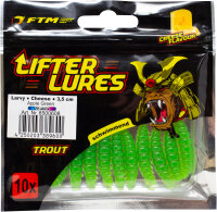 Lifter Lures Larvy Cheese 3,5cm Apple Green UV