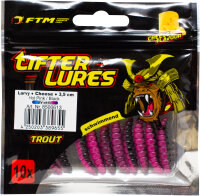 Lifter Lures Larvy Cheese 3,5cm Hot Pink / Black UV