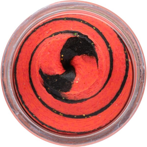 Berkley Trout Bait Natural Scent Anis Black / Fluo Red 50g