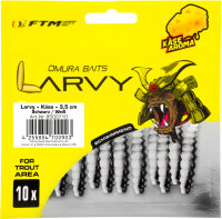 Omura Baits Larvy  Käse 3,5cm schwarz / weiß