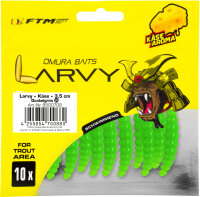 Omura Baits Larvy  Käse 3,5cm dunkelgrün
