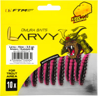 Omura Baits Larvy  Käse 3,5cm schwarz / dunkelpink