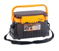 IRON TROUT Profi Tackle Box XL mit Rutenhalter