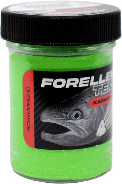 FTM Forellenteig Kadaver UV Frühlingsrün schwimmend 50 g