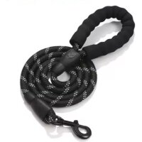 Softgriff Leine 2m 12mm schwarz Reflekt