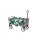 Haveson Bollerwagen faltbar 89 x 59 x 48 cm Motiv Palmenblatt belastbar bis 65 kg