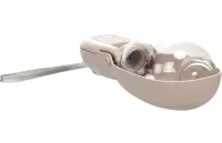 Tragbare Trinkflasche  mit Snackbehälter Takor Taupe 46