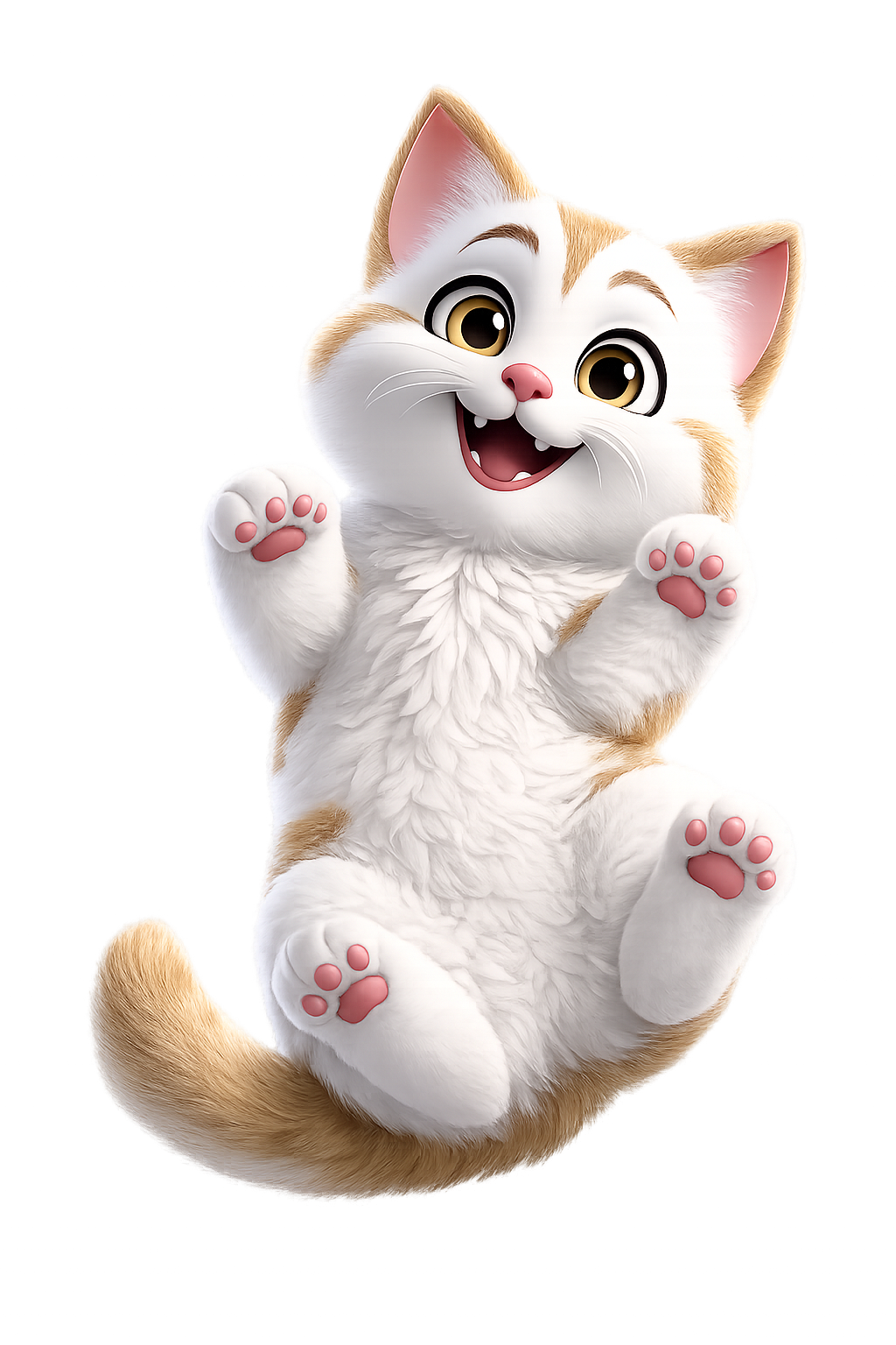 Verspielte Power4Cats Katze